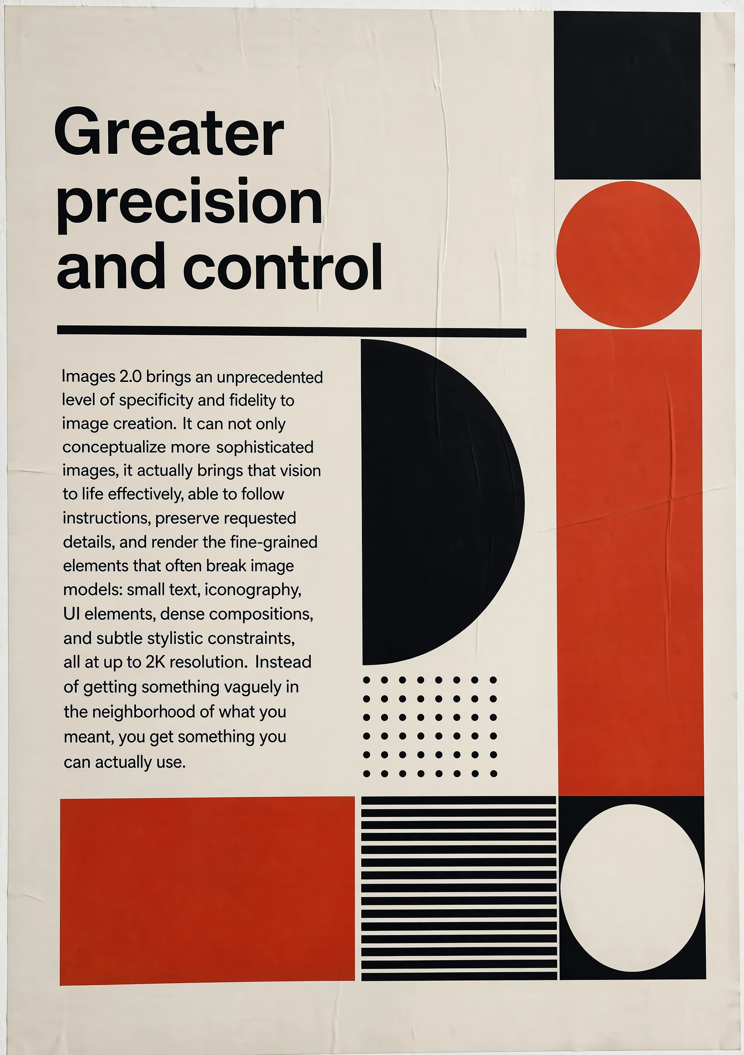 Official ChatGPT Images 2 image-generation release example about greater precision and control