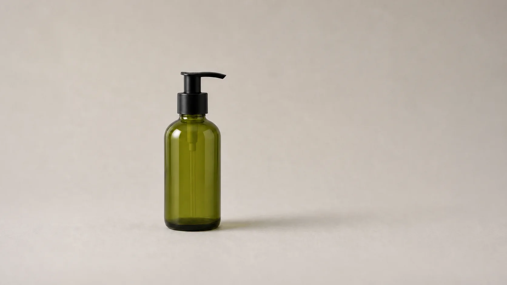 Product photograph extended into a wide studio composition