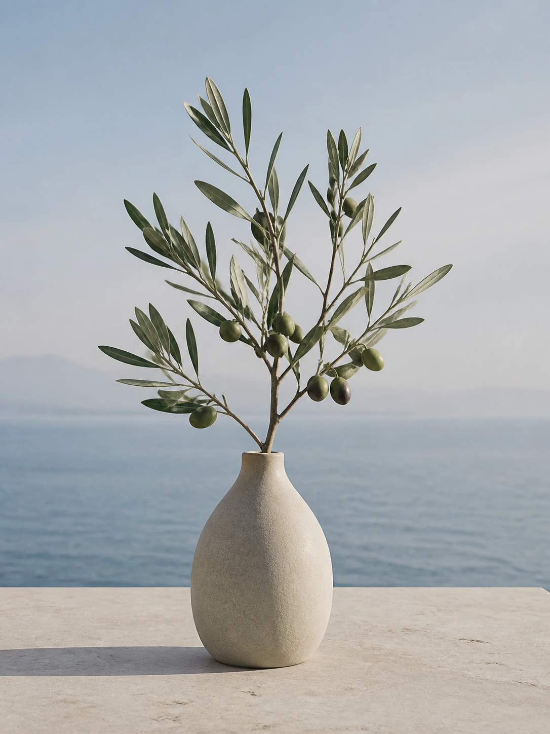 Olive branch photo used as an optional wall art reference