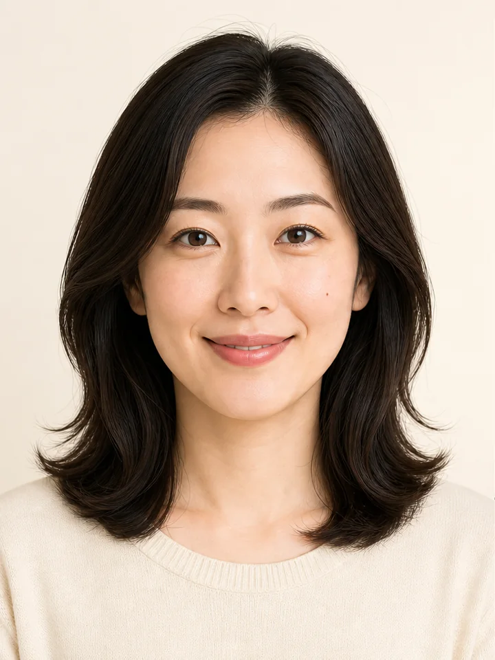 Well-lit portrait source photo before coloring-page conversion