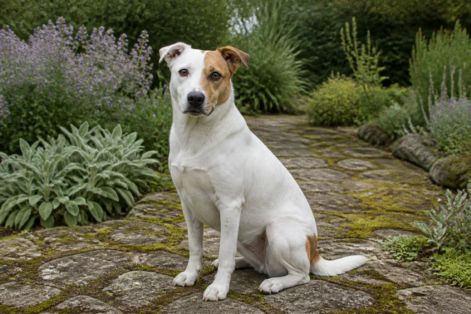 Pet photograph before a watercolor-style transformation